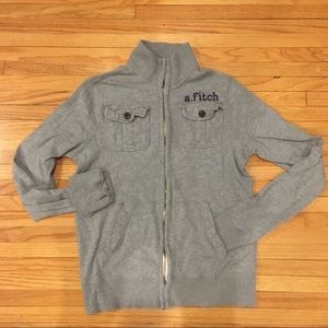 Abercrombie & Fitch Zip Up Sweatshirt Jacket Shirt